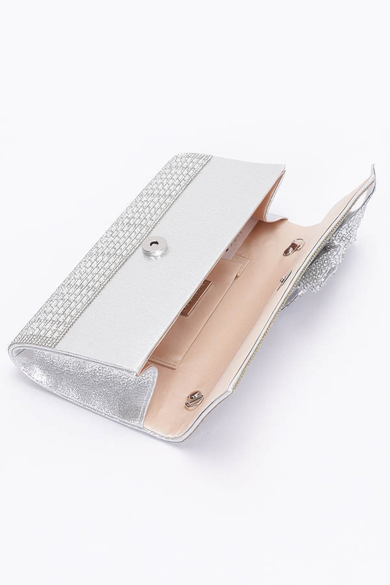 Rhinestone Party Clutch W/ Rhinestone Bow