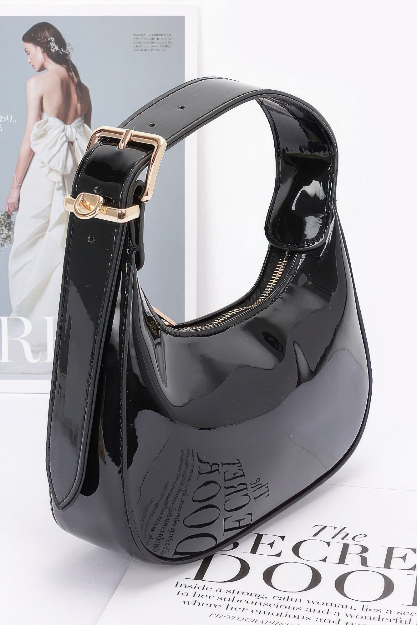 Enamel Hobo Bag