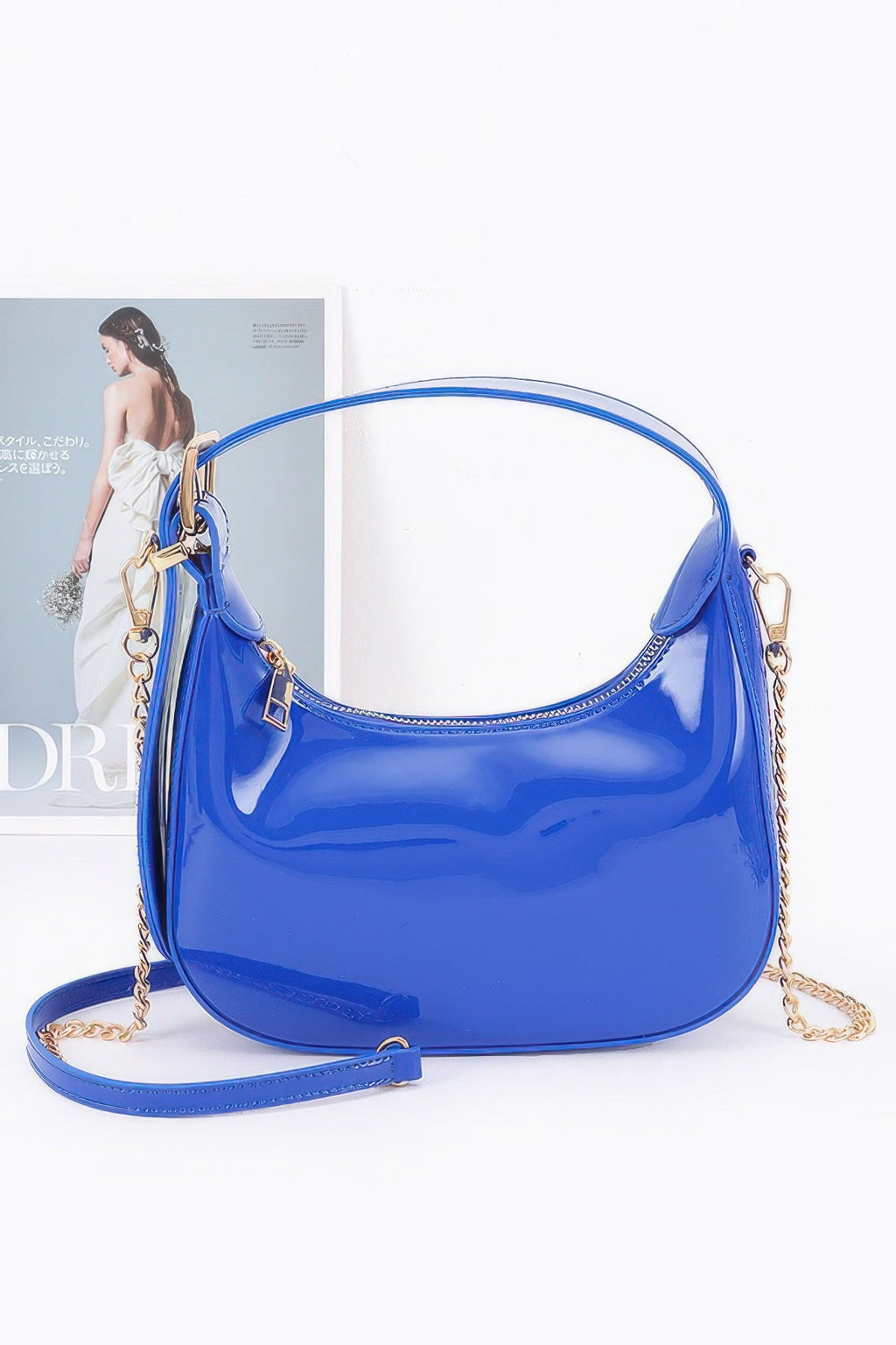 Enamel Hobo Bag
