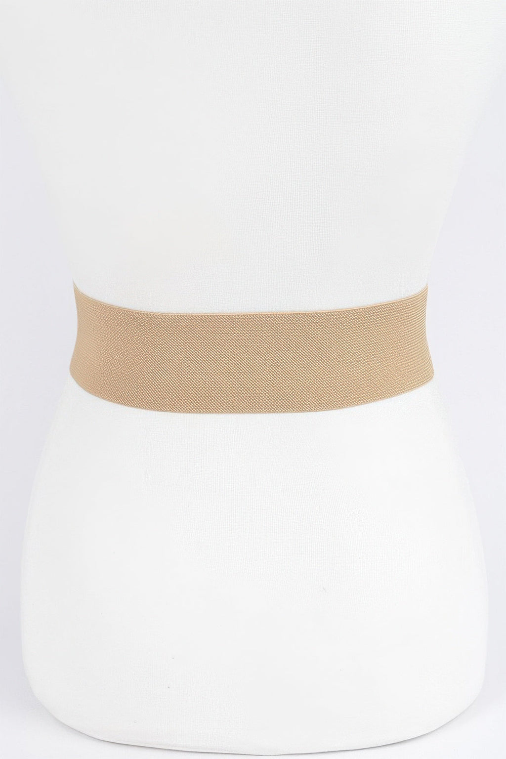 Rhinestone Pearl Buckles Elastic Belt