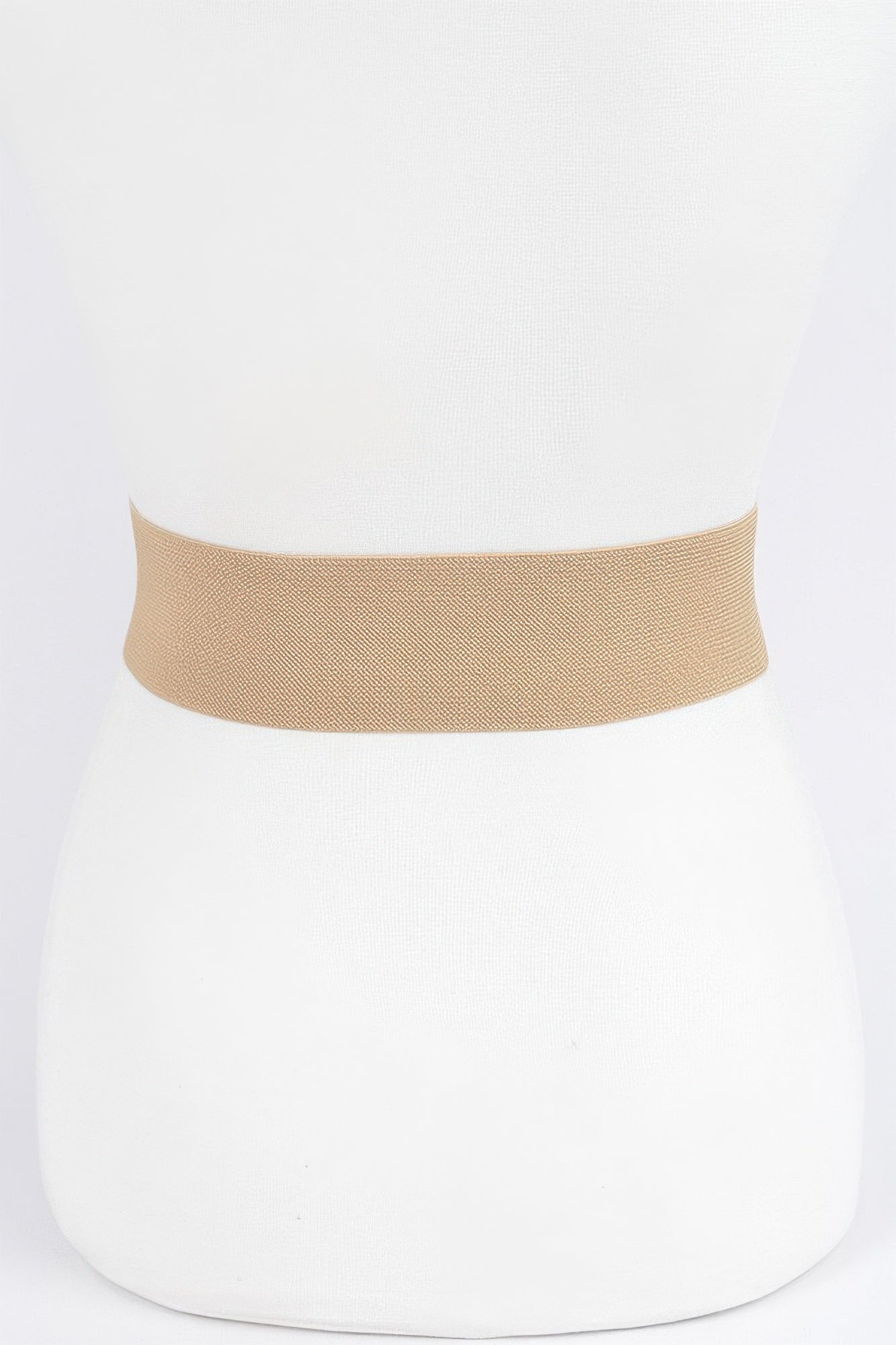 Rhinestone Pearl Buckles Elastic Belt