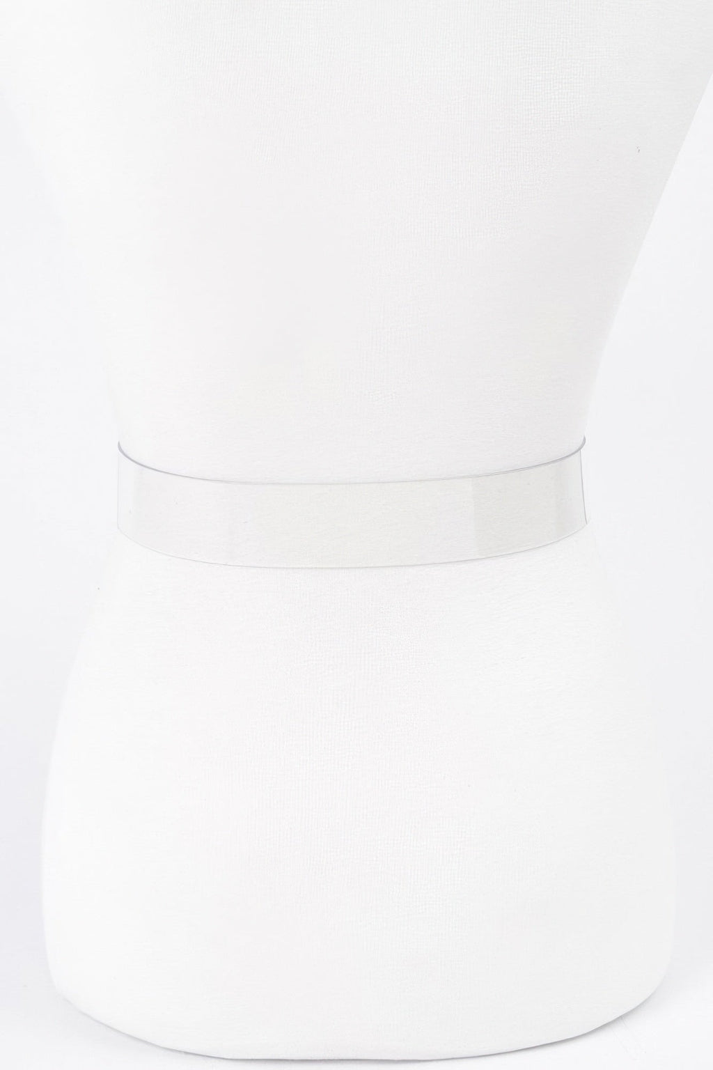 Heart Shape Metal Buckle Clear Belt
