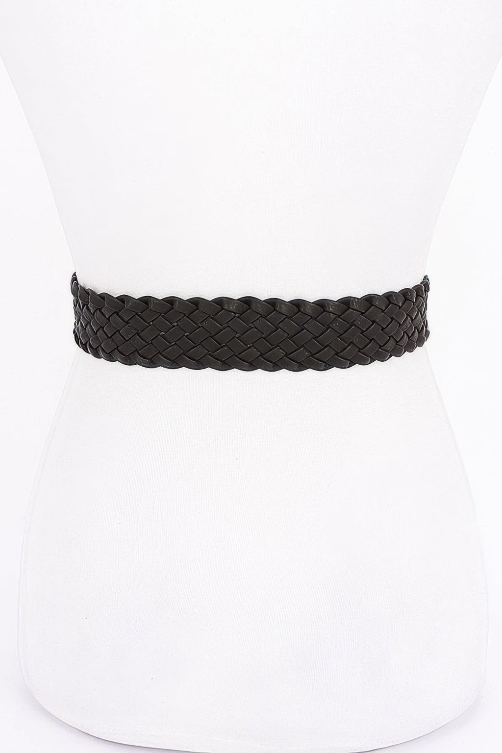 Metal Buckle Braided Belt