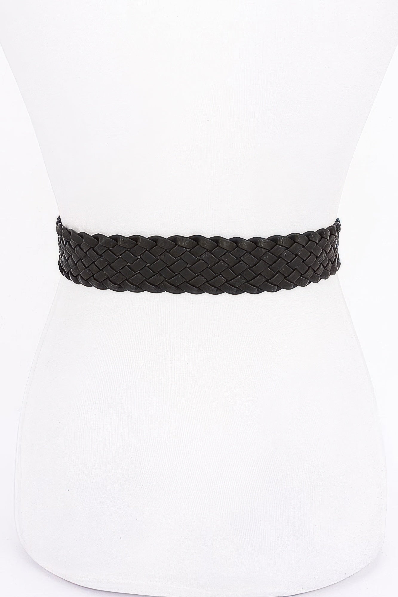 Metal Buckle Braided Belt