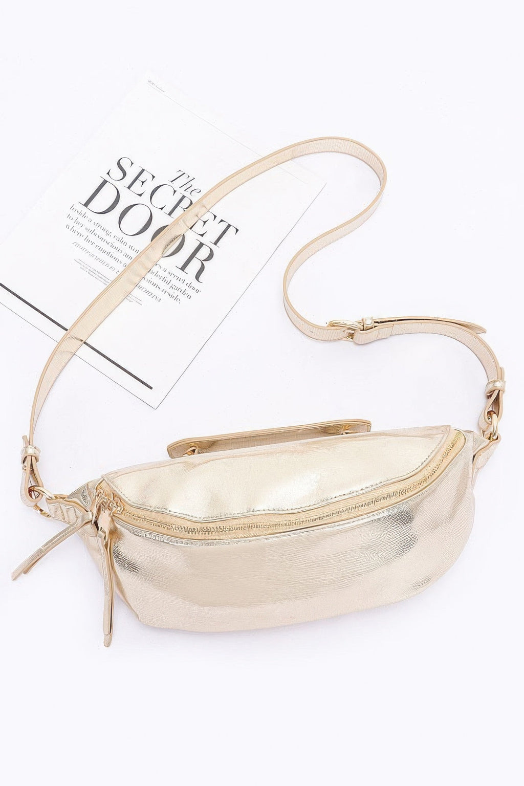 Metallic Crossbody Bag