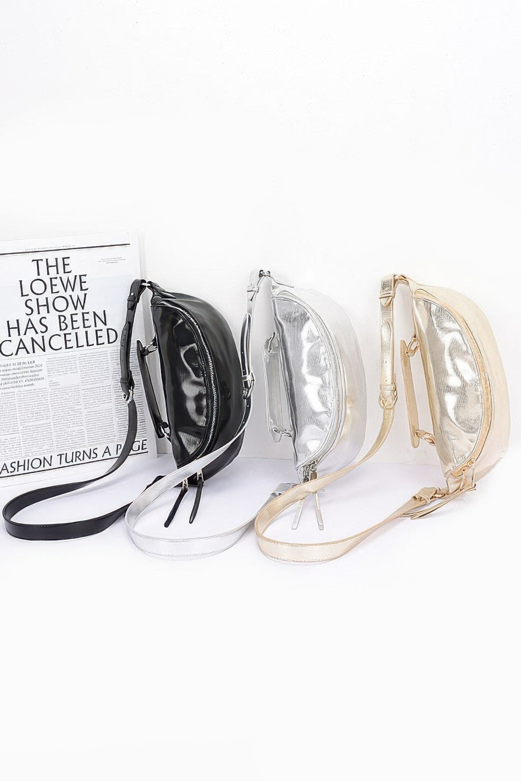 Metallic Crossbody Bag