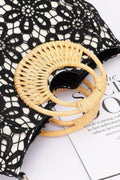 Faux Top Case Clutch