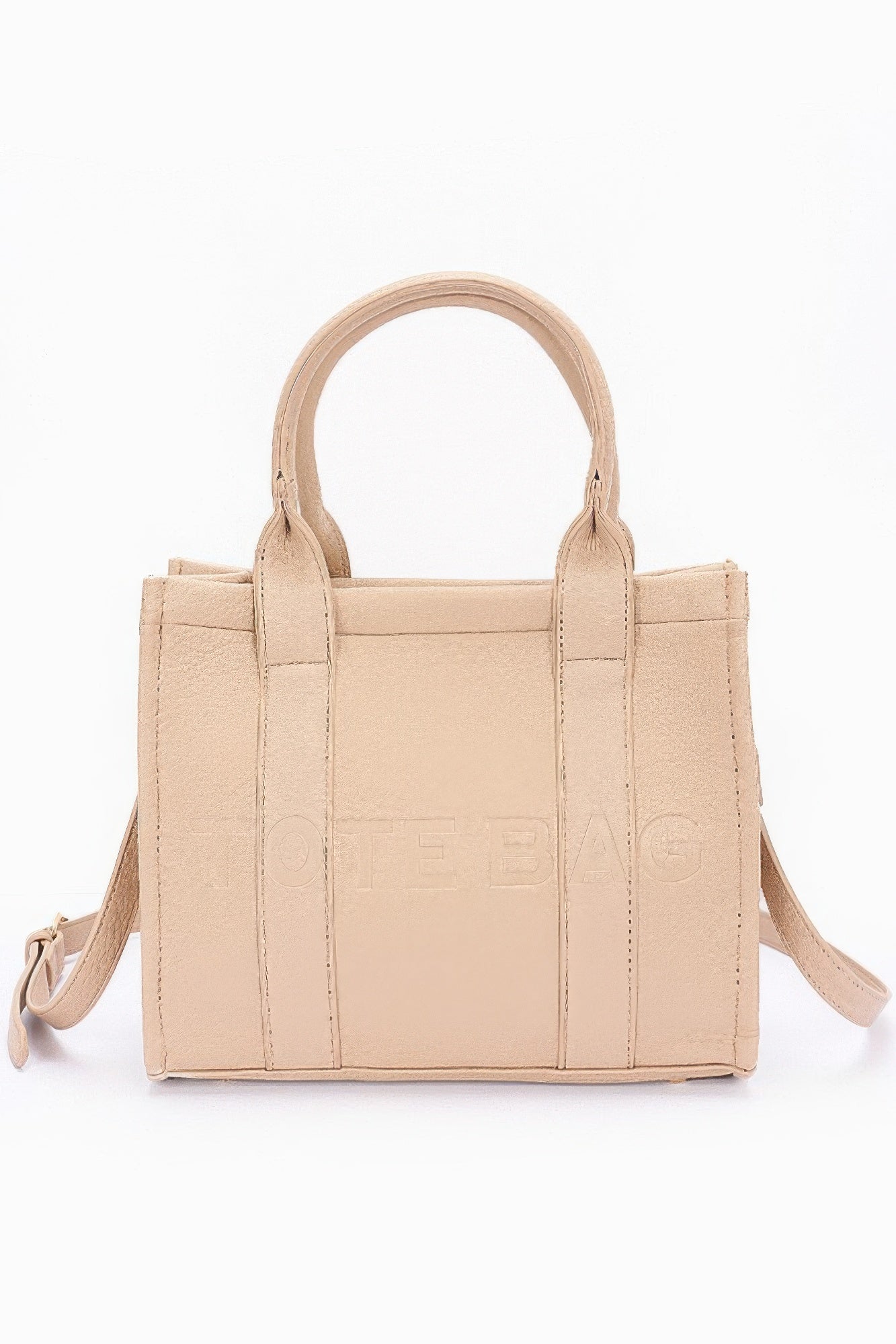 Faux Leather Tote Bag