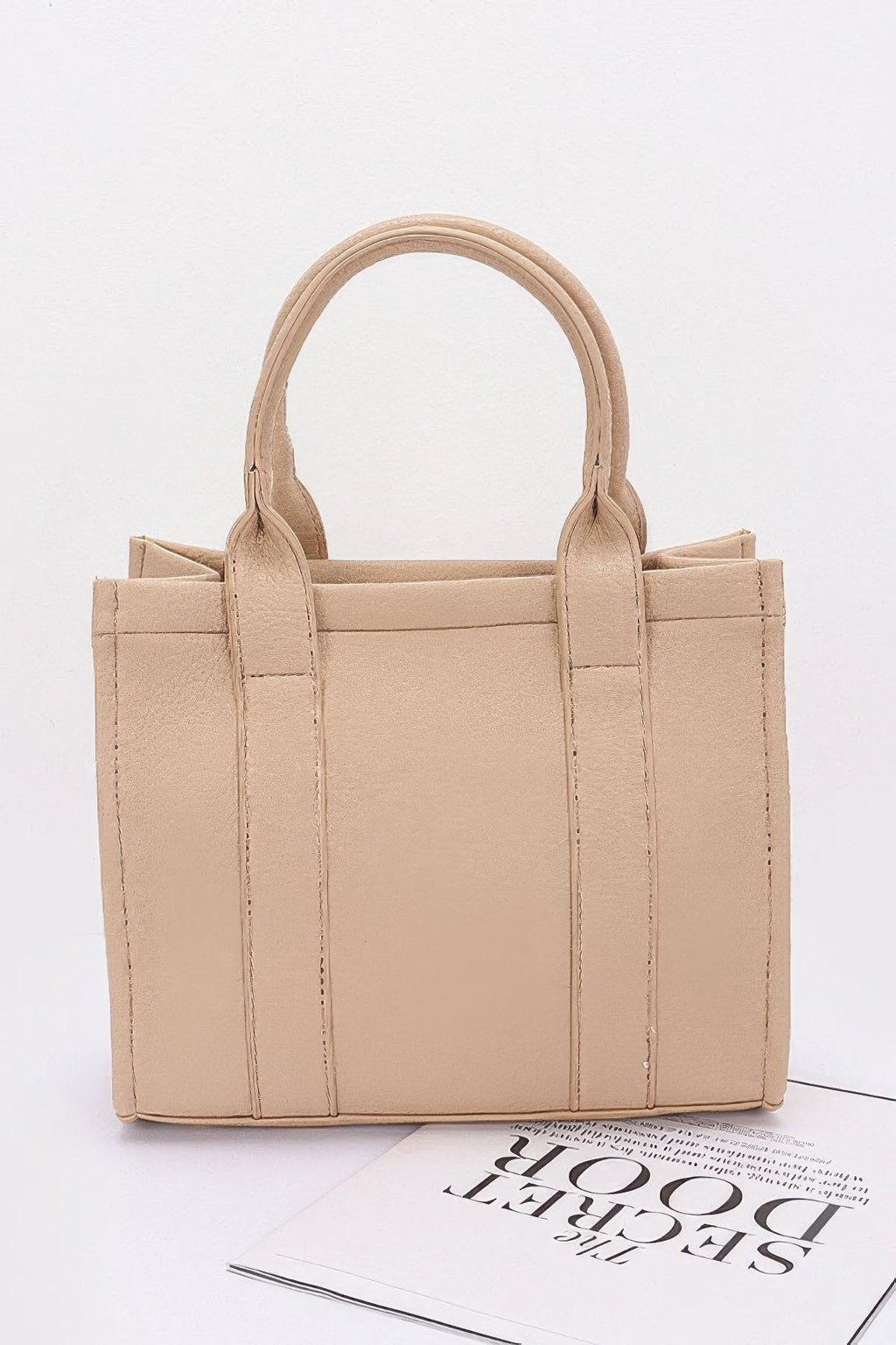 Faux Leather Tote Bag