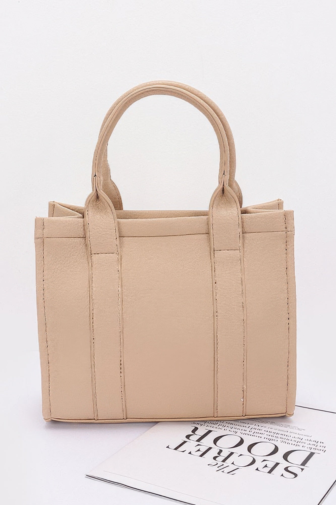 Faux Leather Tote Bag