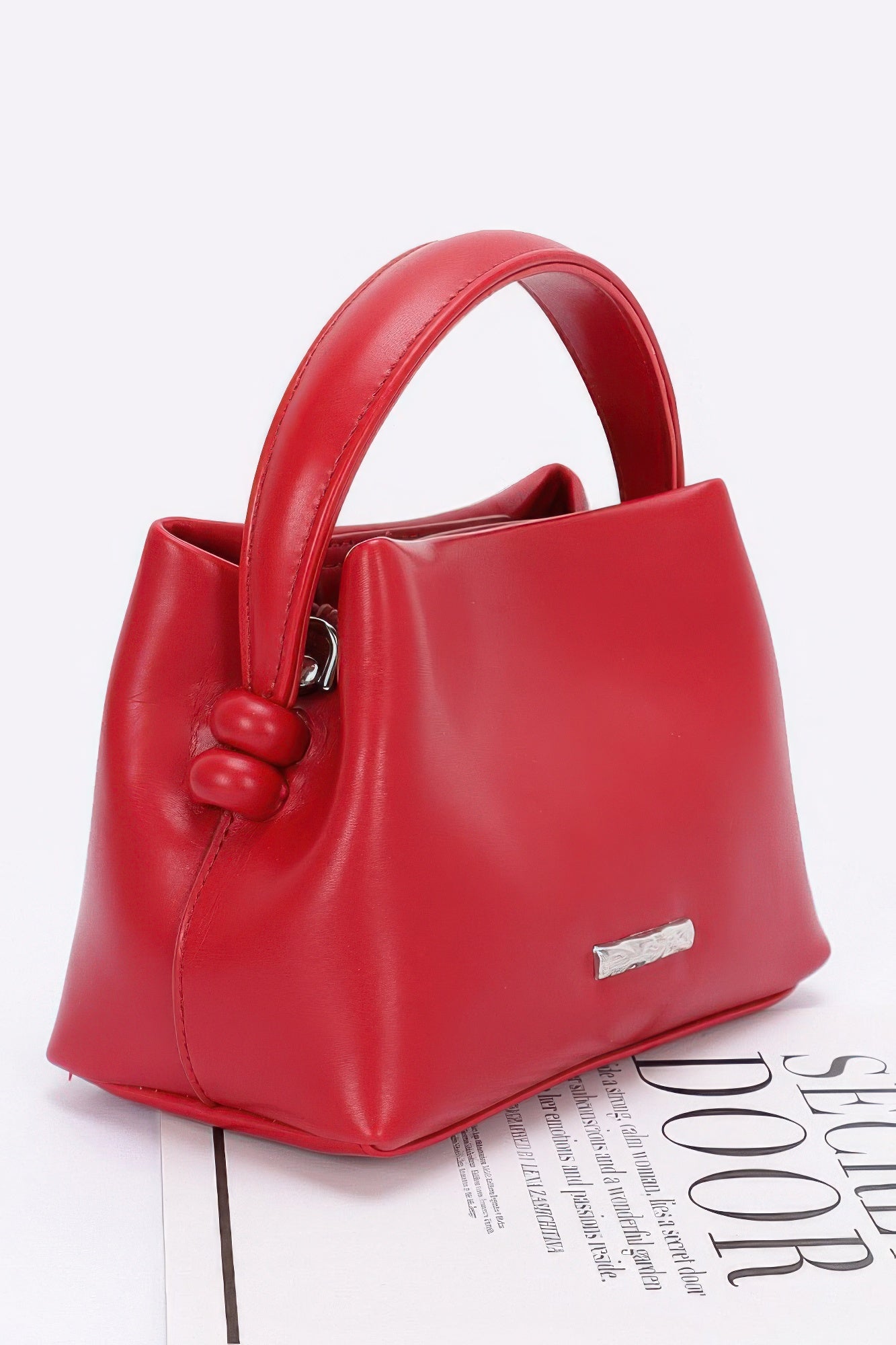 Faux Leather Tote Bag
