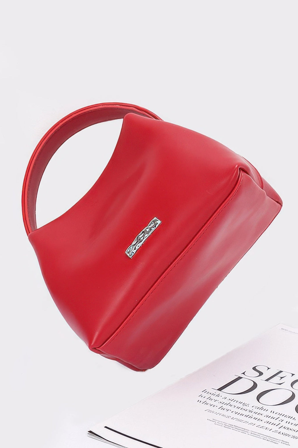 Faux Leather Tote Bag