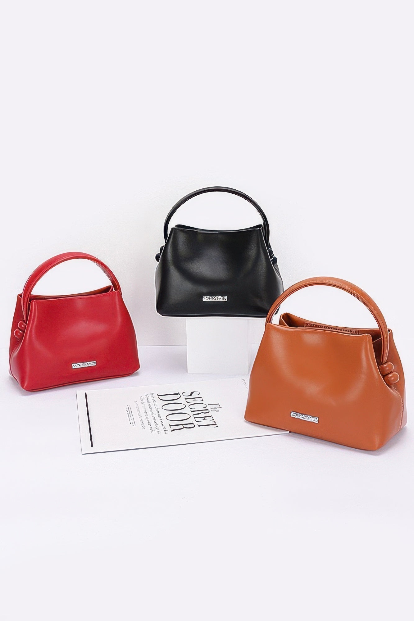 Faux Leather Tote Bag