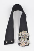 Ab Stone Flower Elastic Belt