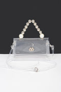 Transparent Ccb Handle Flap Clutch