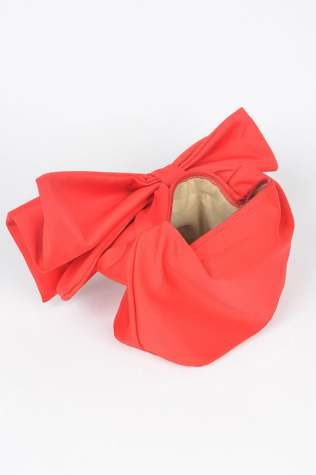 Nylon Bow Handle Women's Clutch Bag