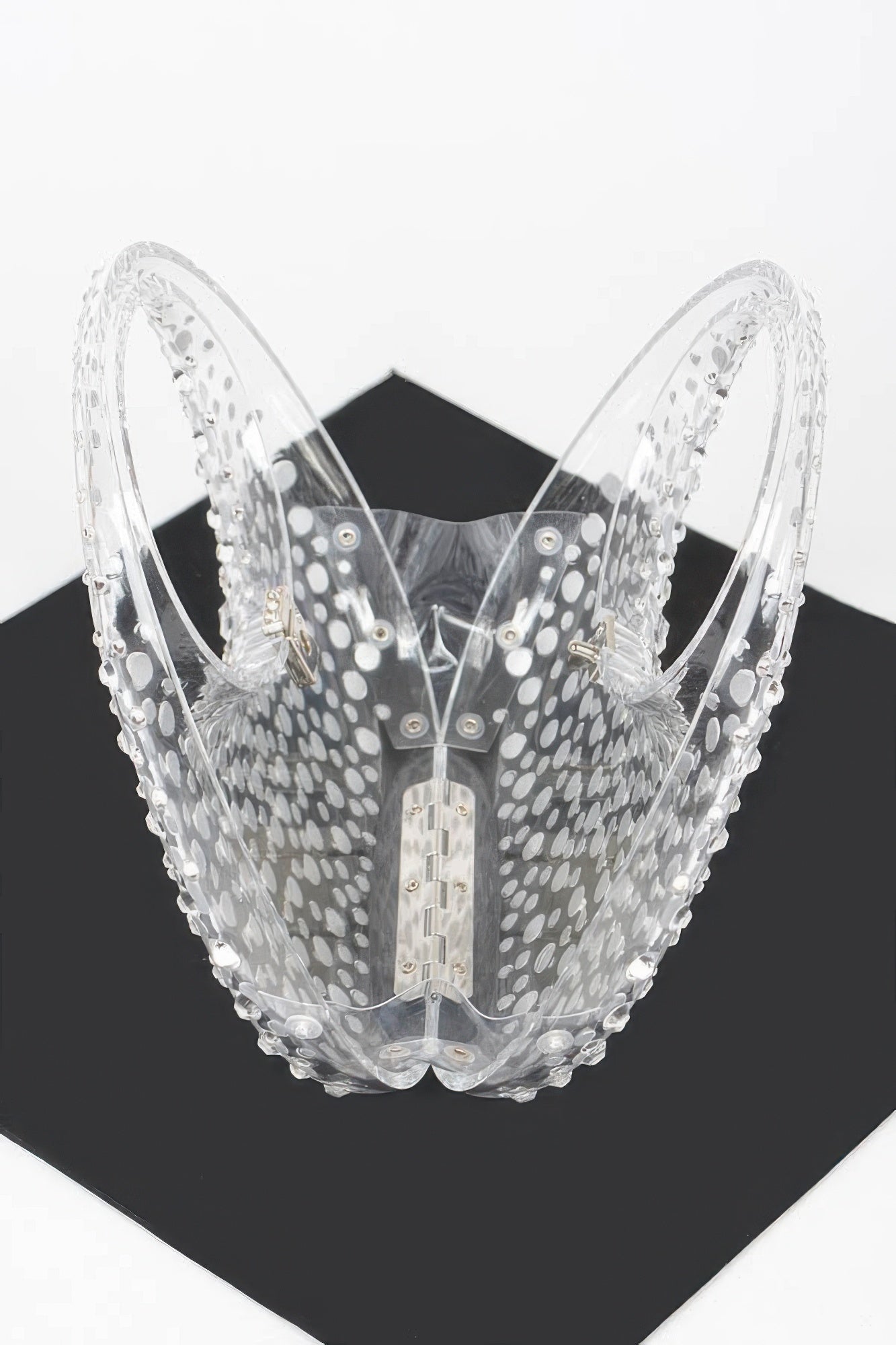 Rhinestone Hot Fix Clear Acrylic Clutch