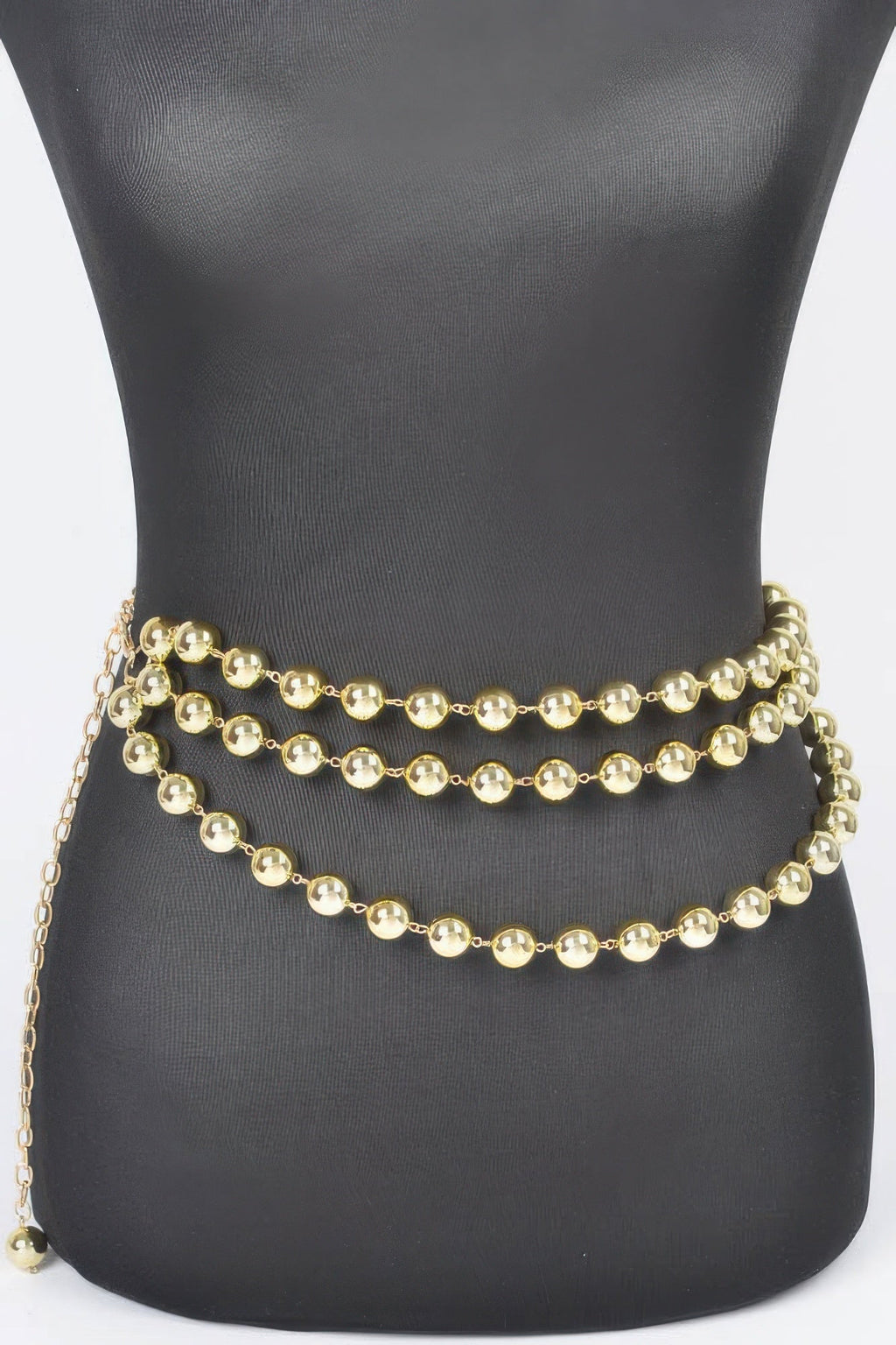 Multi Layered Ccb Ball Chain Belt