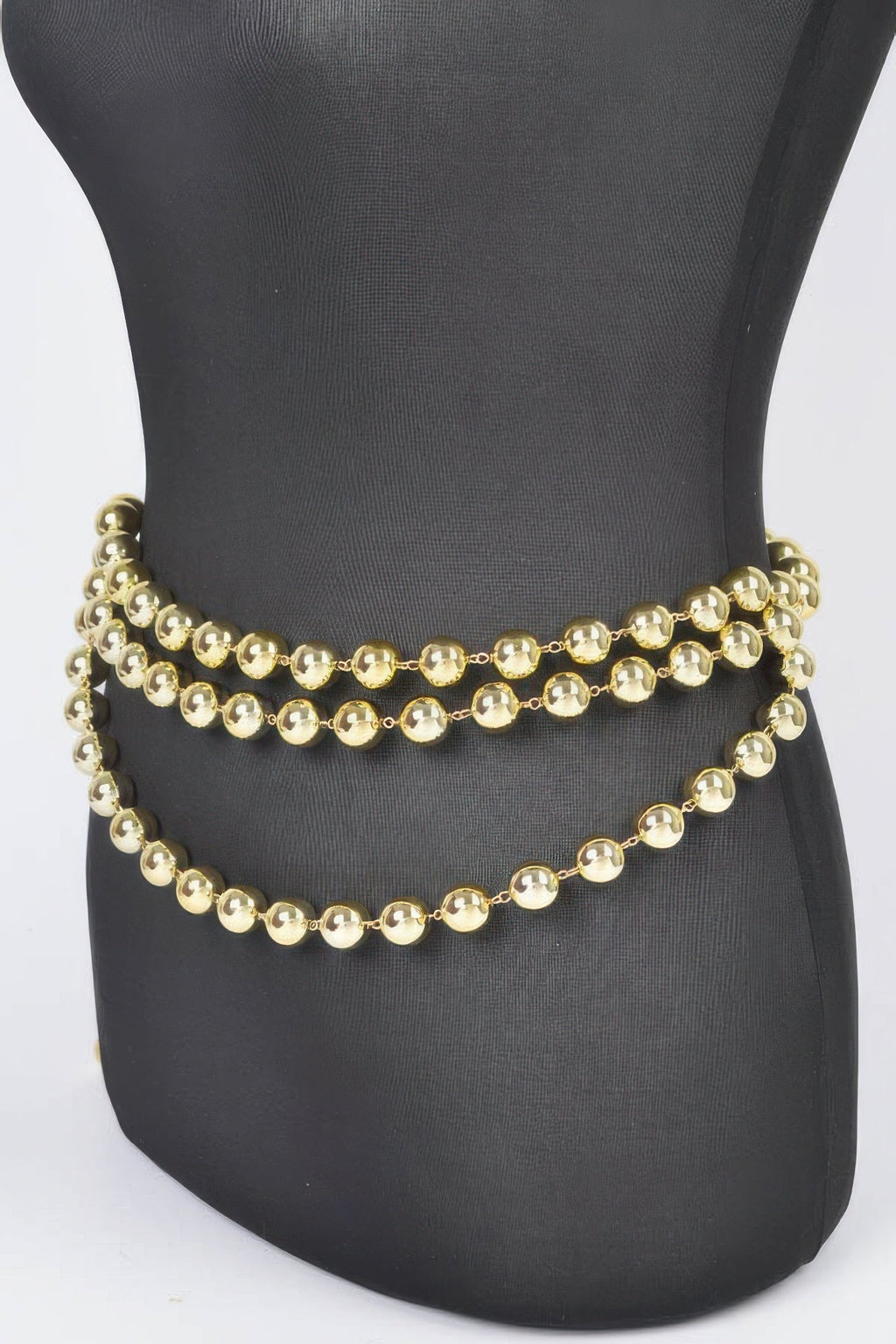 Multi Layered Ccb Ball Chain Belt