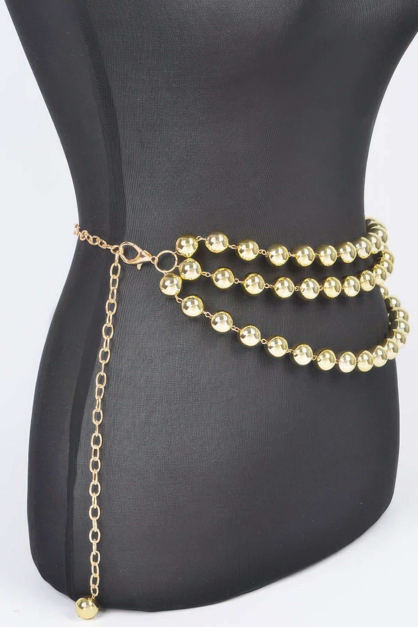 Multi Layered Ccb Ball Chain Belt