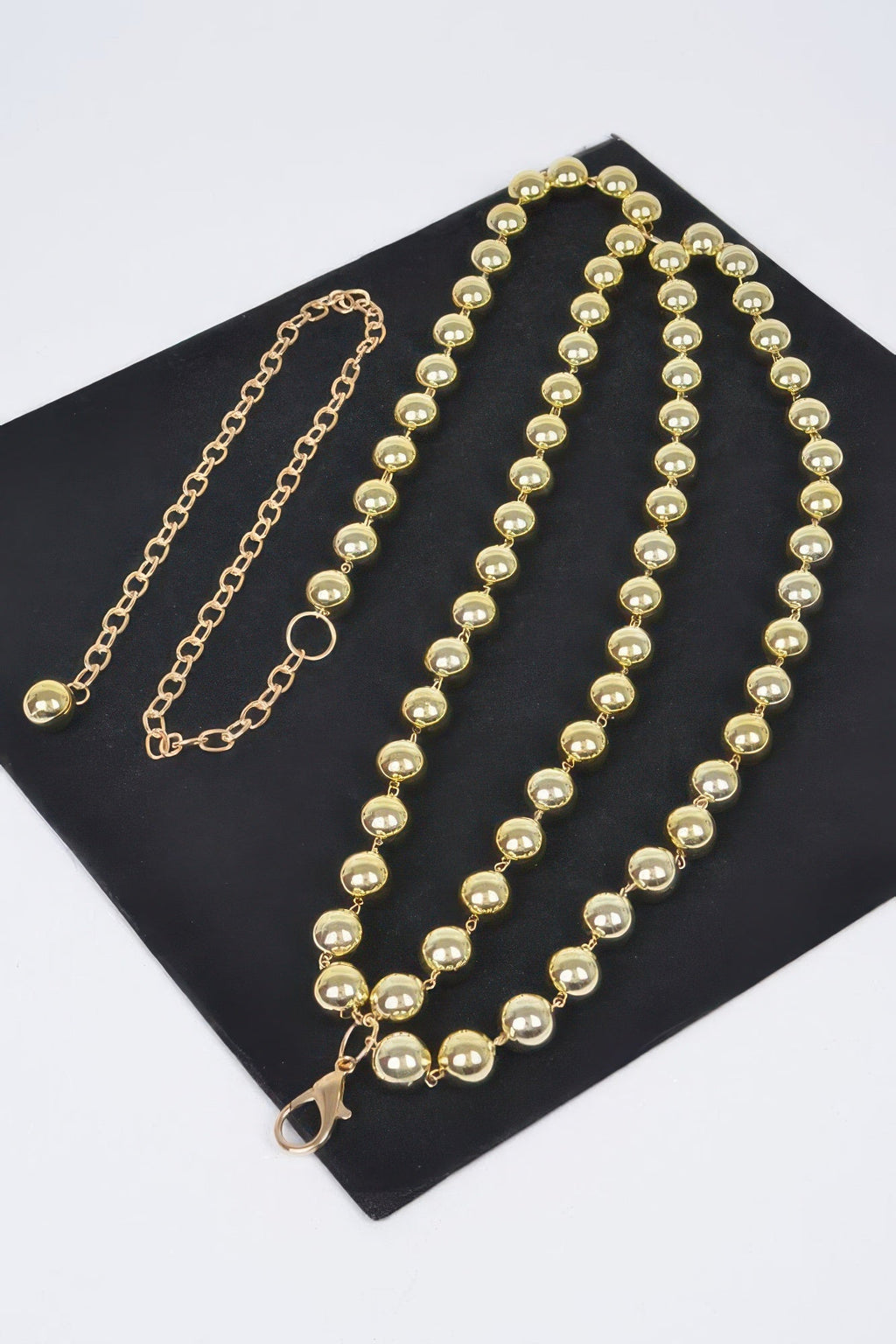 Multi Layered Ccb Ball Chain Belt