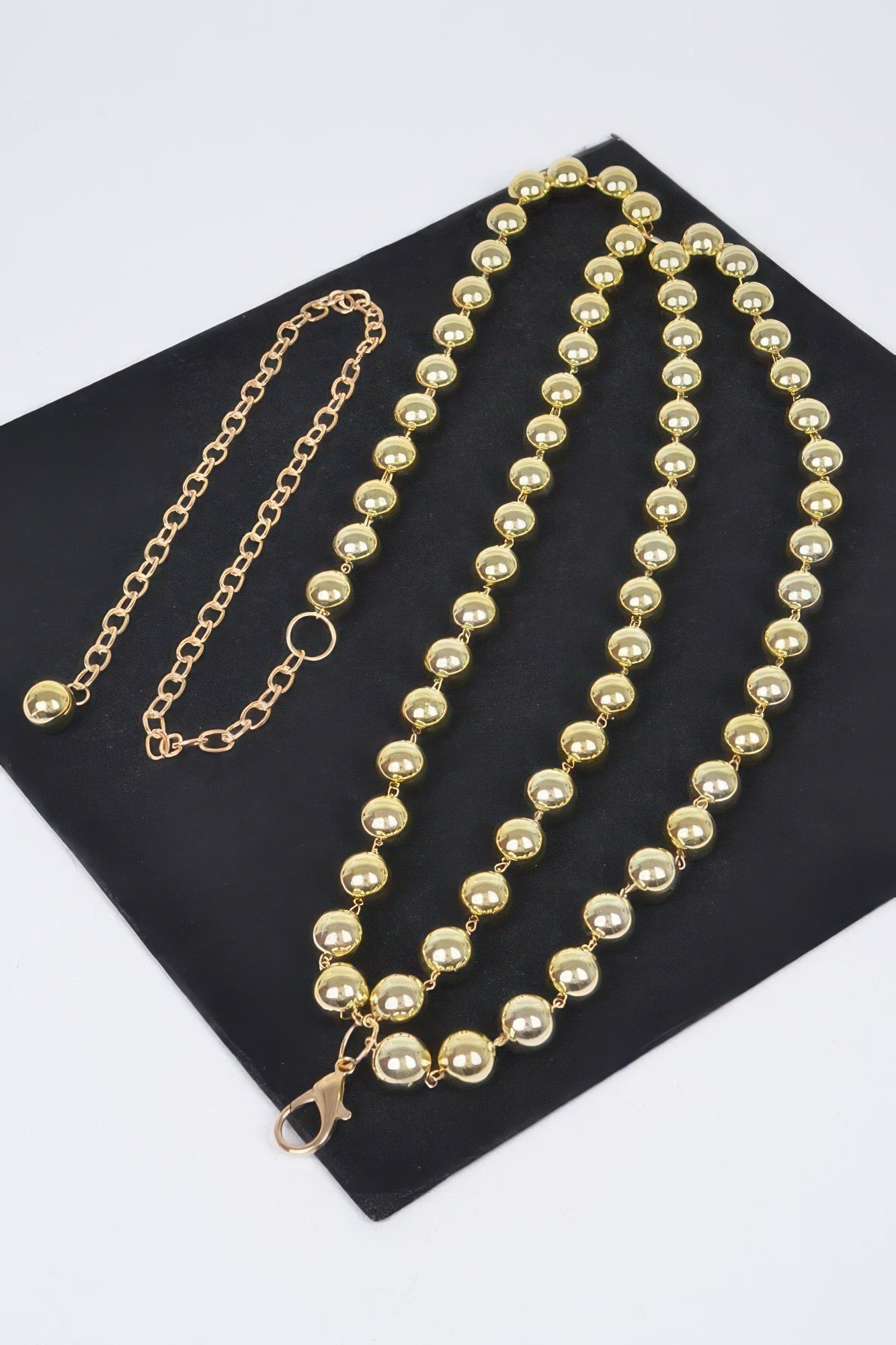 Multi Layered Ccb Ball Chain Belt