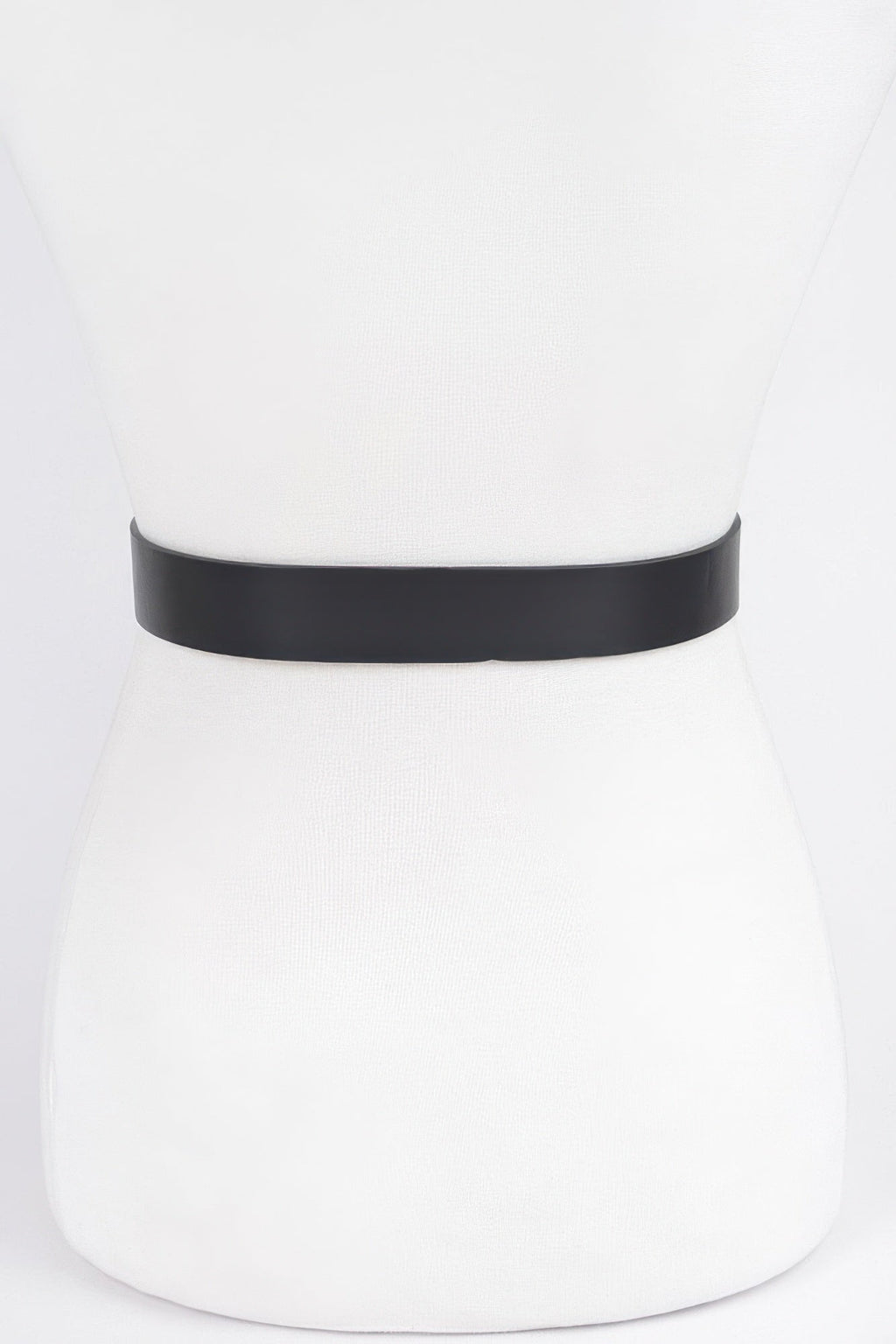 Faux Leather Metal Buckle Belt