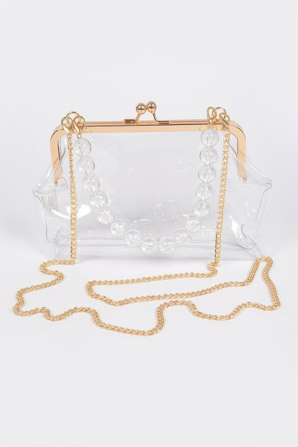 Vintage Clasp Pvc Clutch