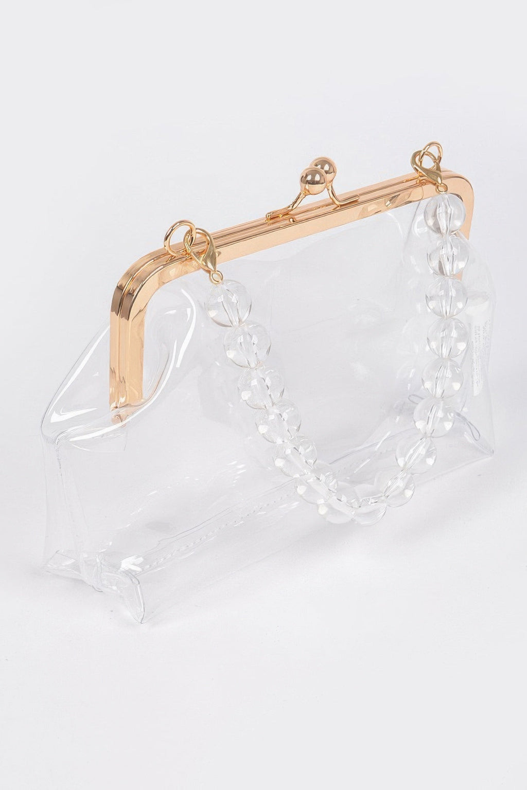 Vintage Clasp Pvc Clutch