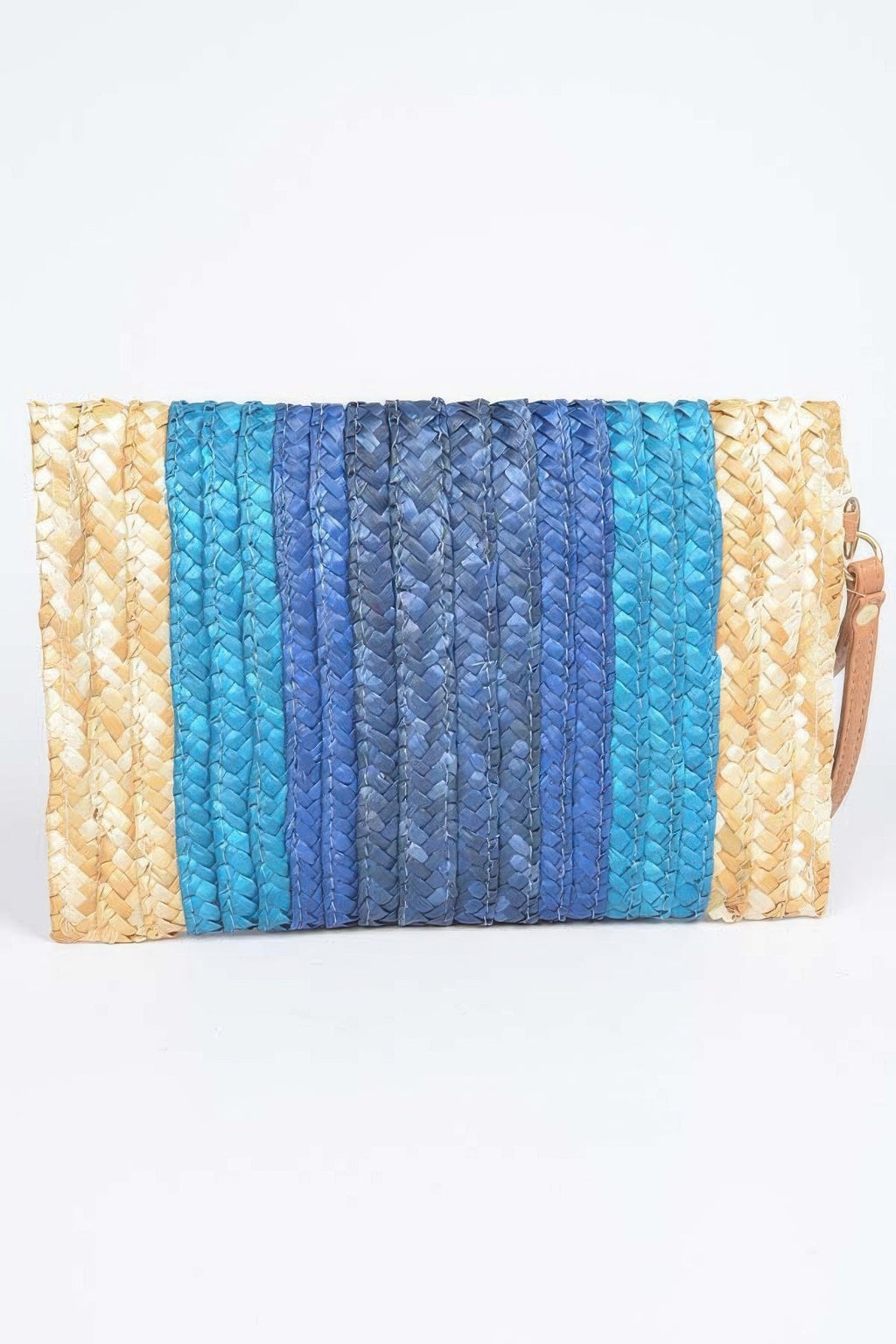 Straw Coloful Envelope Clutch