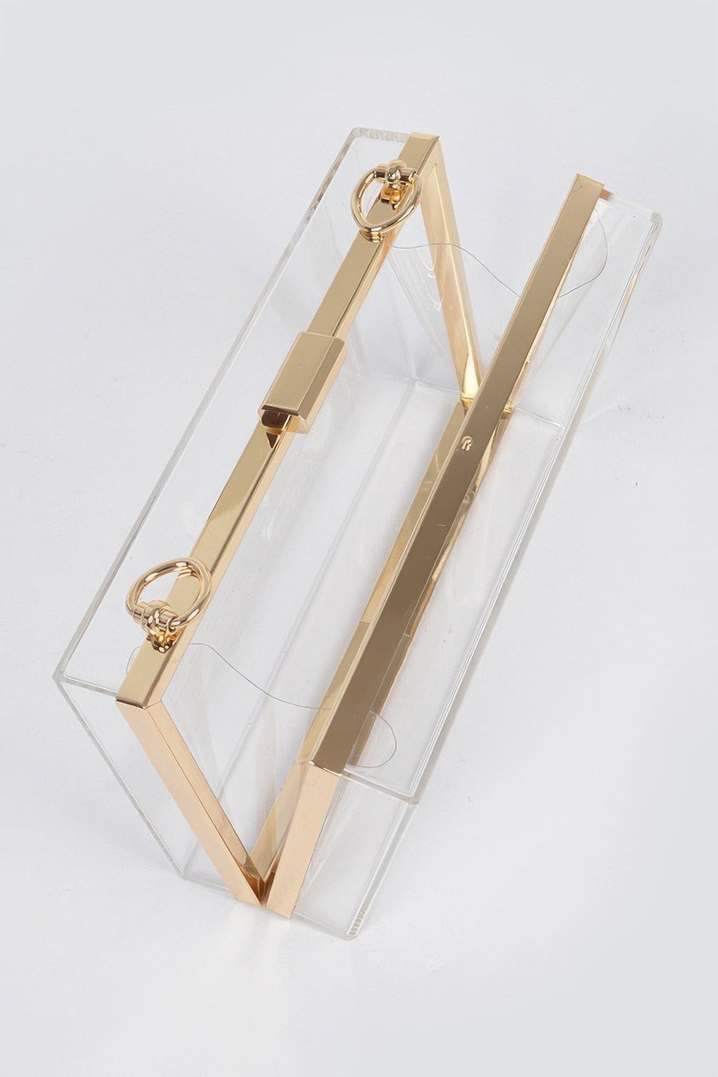 Transparent Hard Case W/stoned Chain