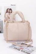 Faux Leather Padded Tote Bag