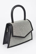 Rhinestone Top Handle Crossbody Bag