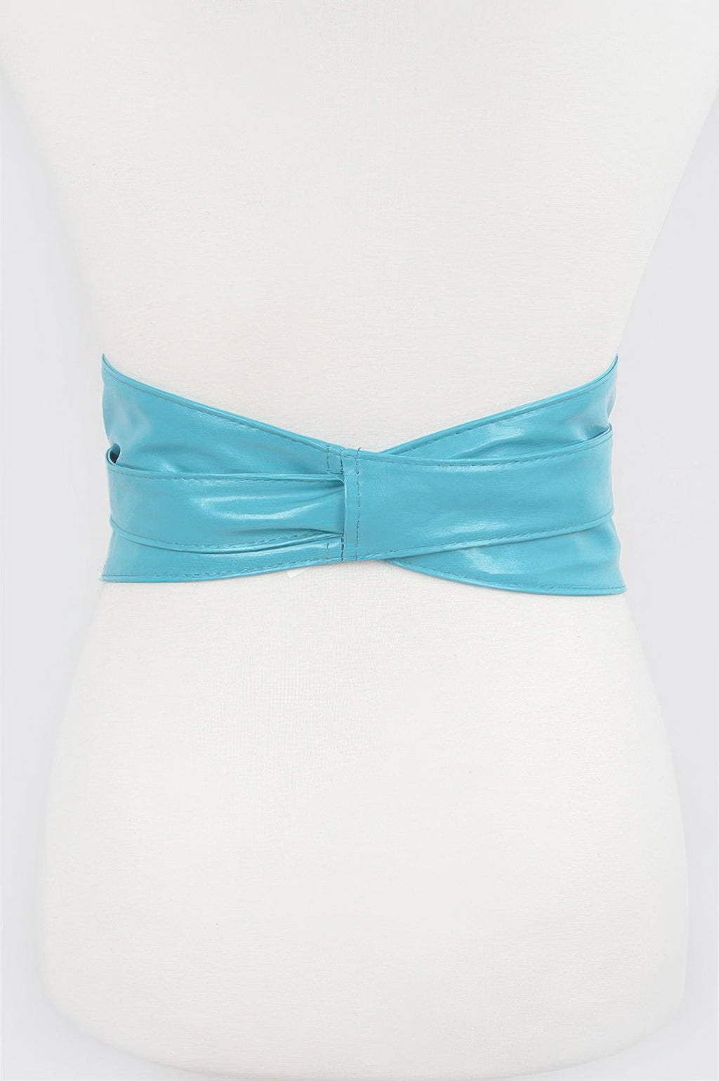 Tie Front Leather Belt
