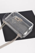 Clear Bag W/ Denim Pouch