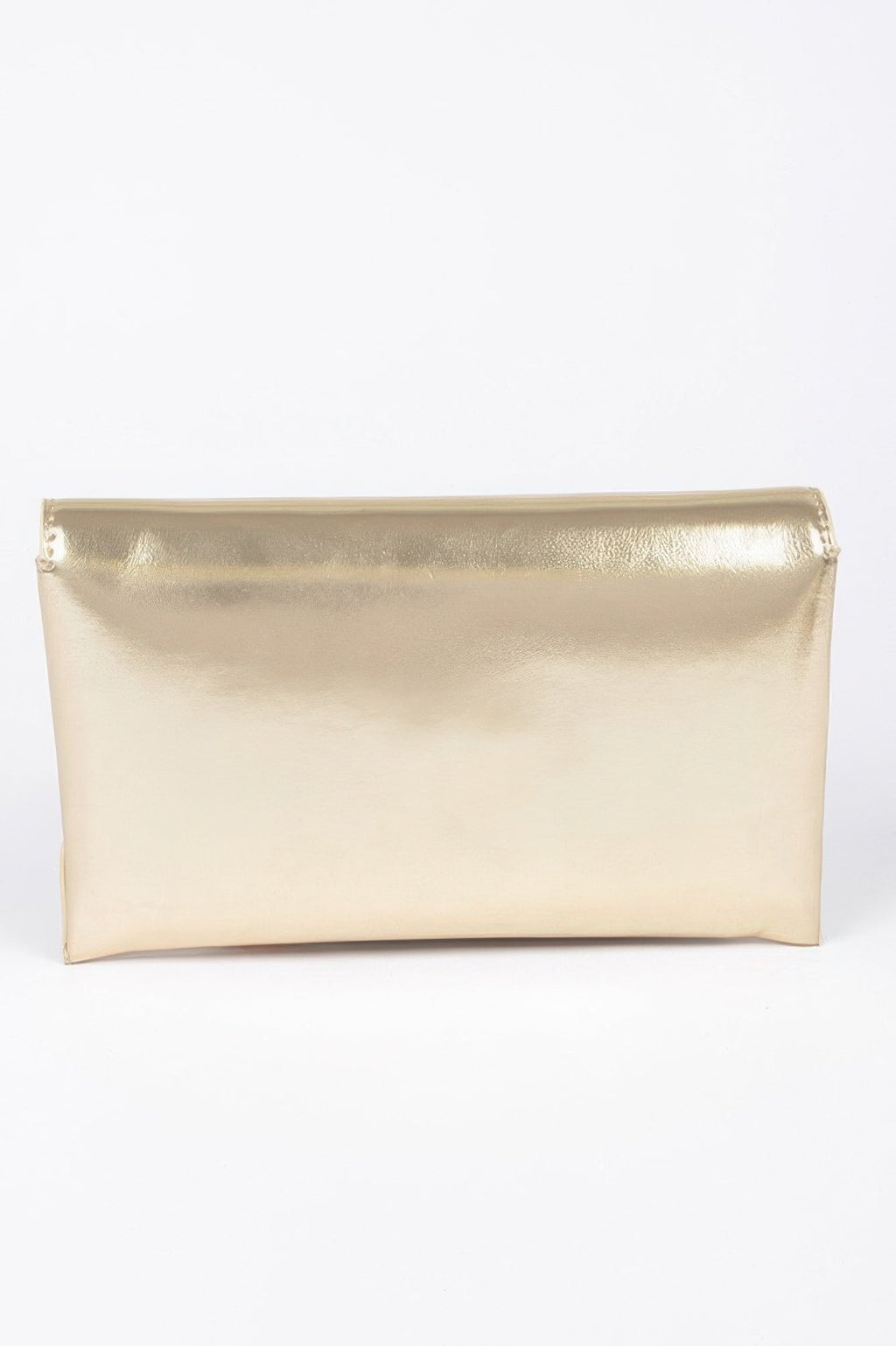 Metallic Small Envelope Clutch