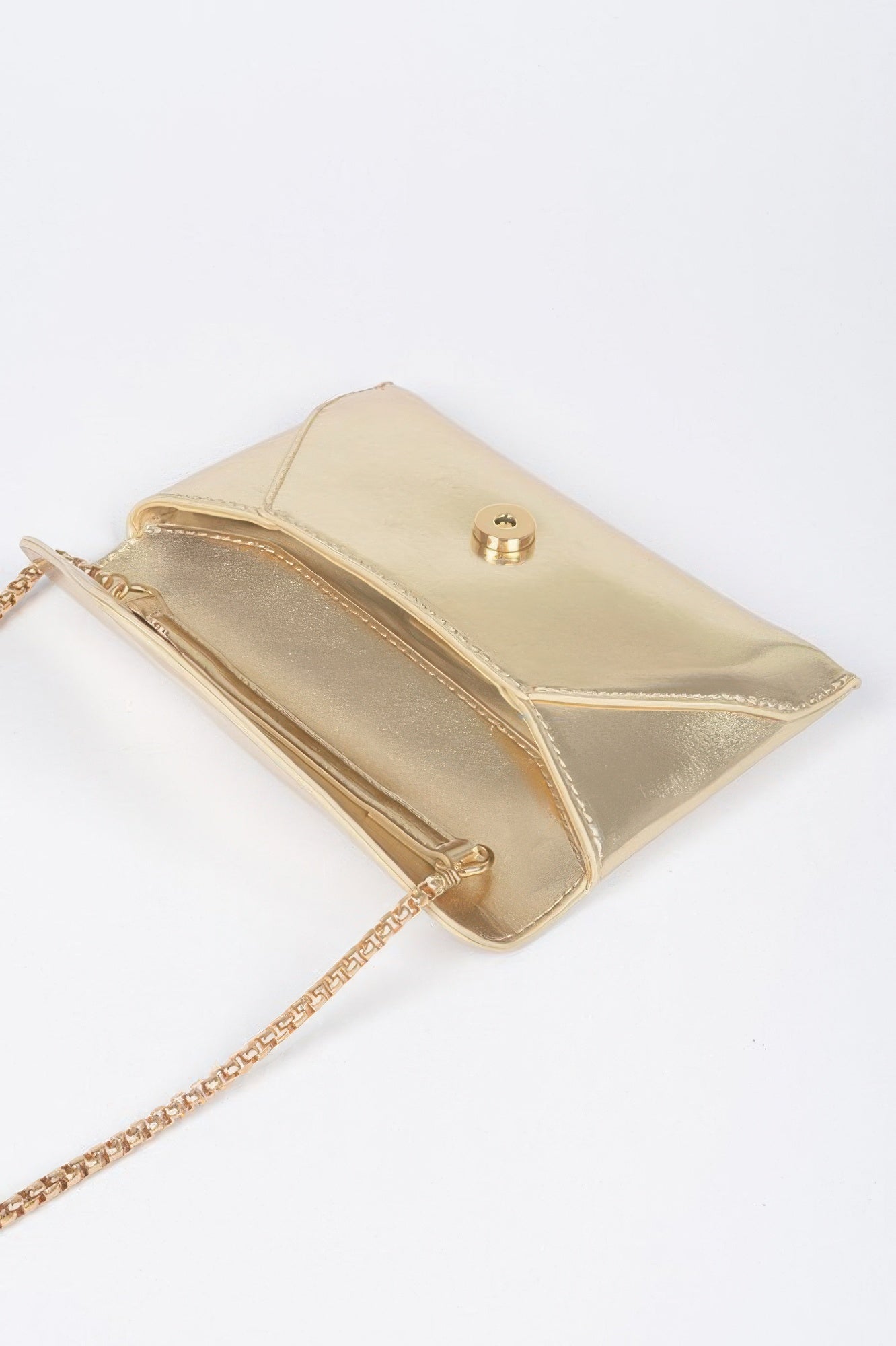 Metallic Small Envelope Clutch