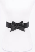 Rhinestone Ribbon Elastic Belt