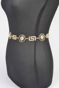 Metal Rhinestone Chain Belt