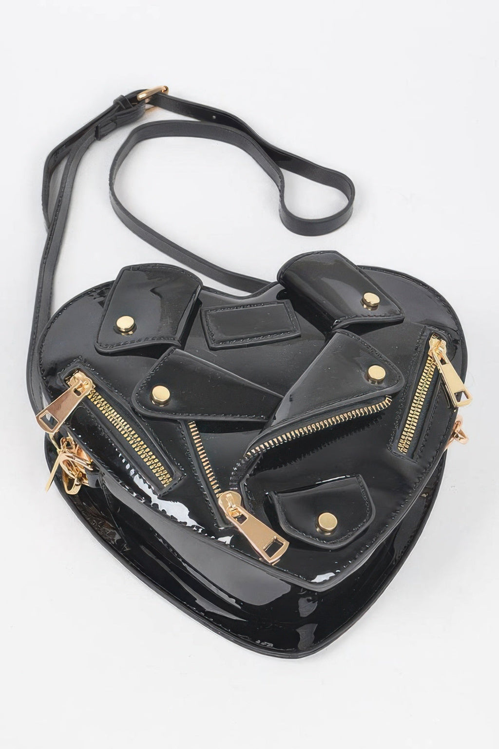 Heart Shape Jacket Crossbody Bag