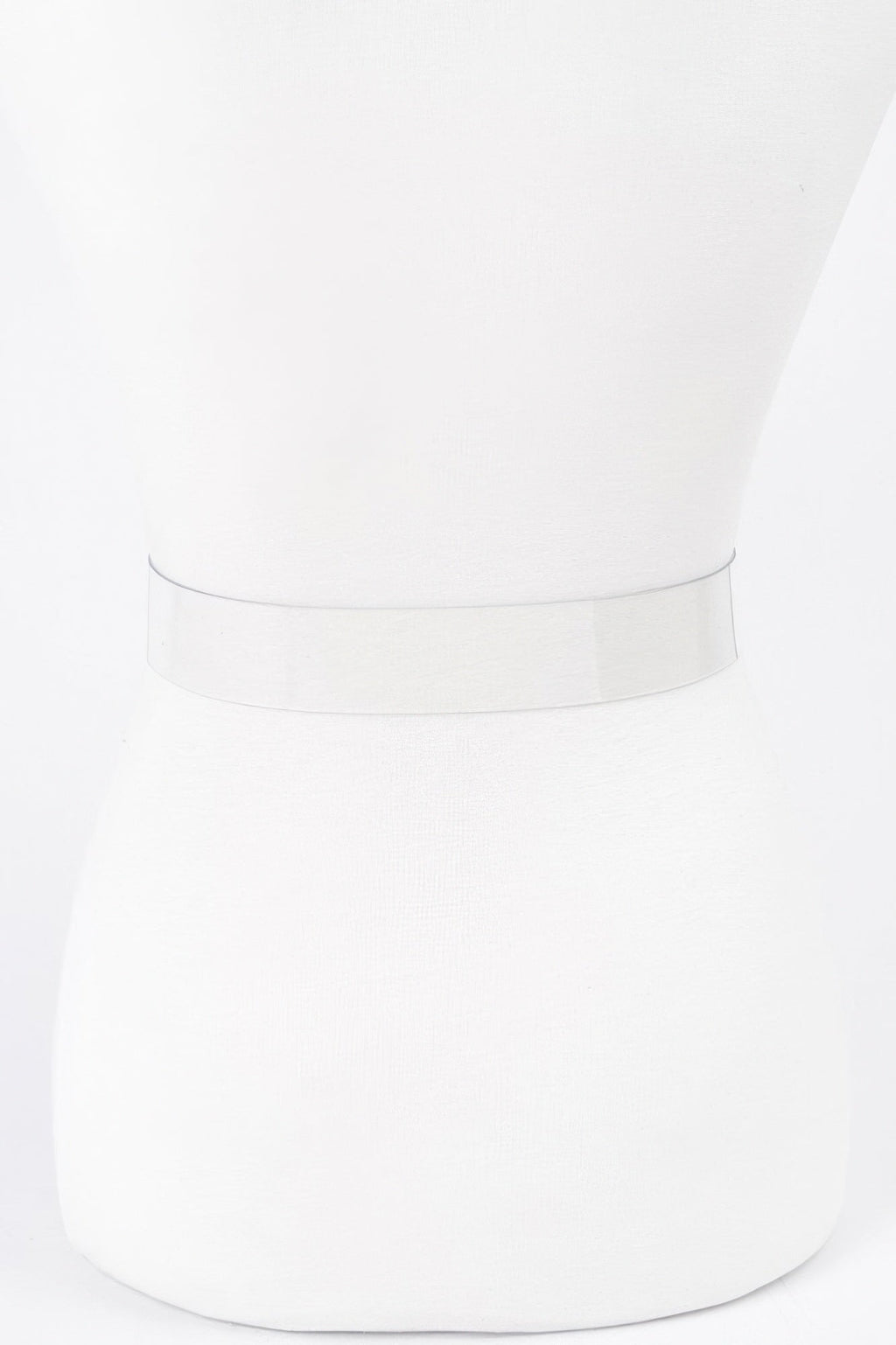 Heart Shape Metal Buckle Plus Size Clear Belt