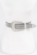 Rhinestone Western Style Plus Size Belt