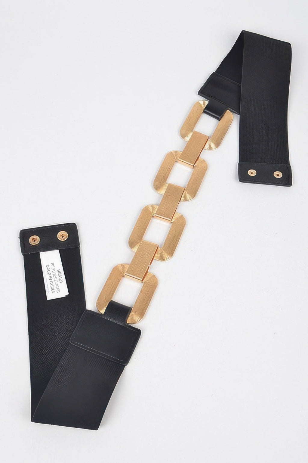 Faux Leather Multi Metal Buckle Plus Size Belt