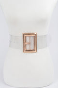 Oversized Transparent Pvc Belt