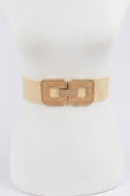 Metal Buckle Stretch Belt
