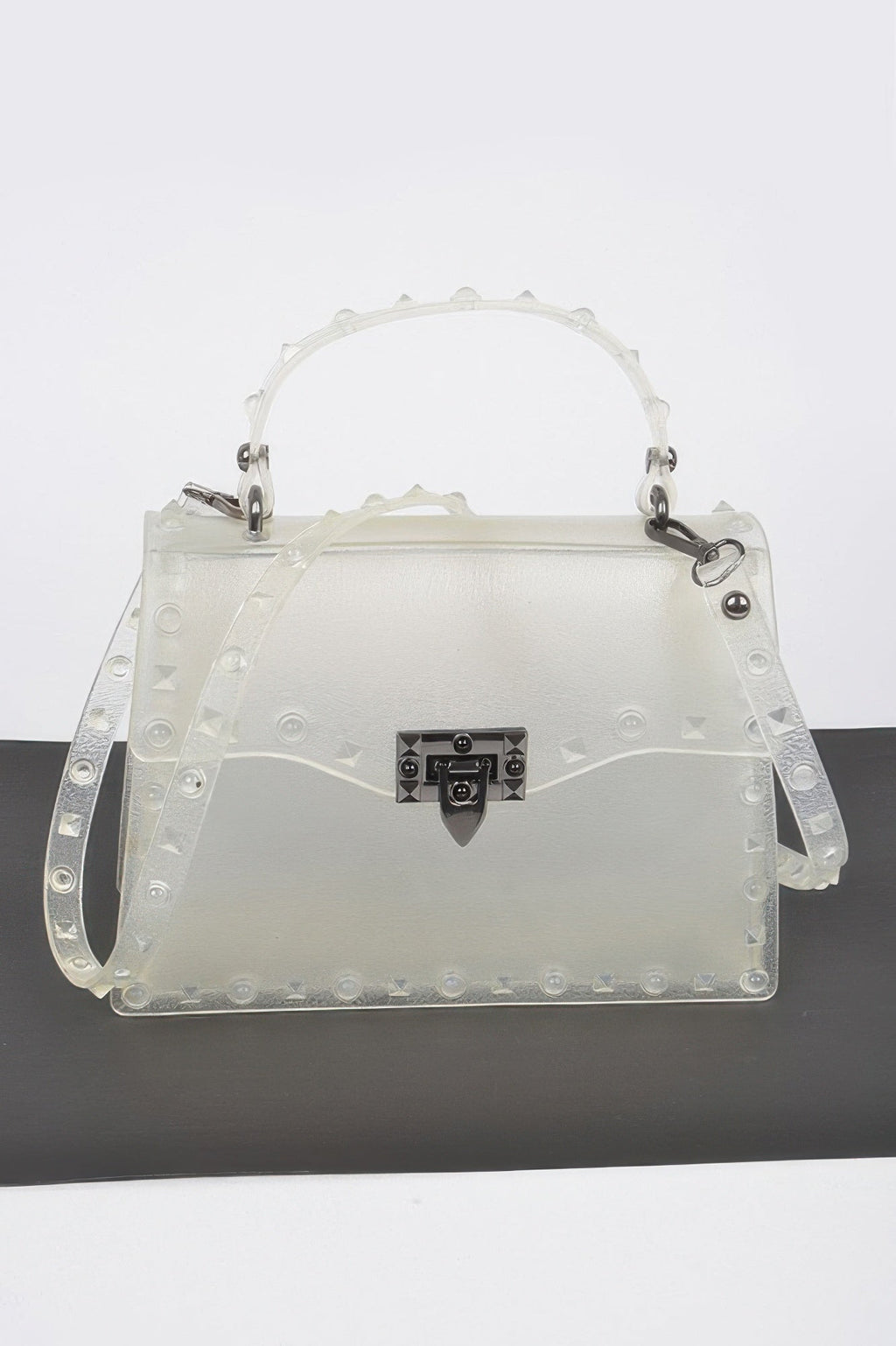 Monotone Studded Clutch