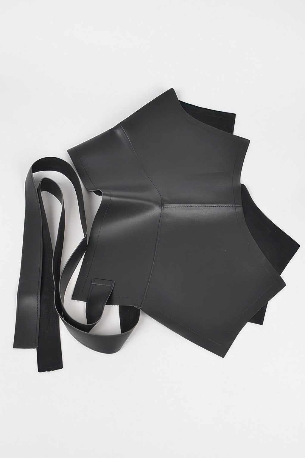 Faux Leather Skirt Belt
