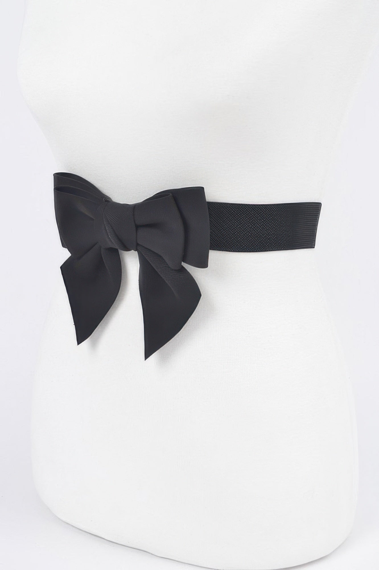 Ribbon Buckle Stretch Belt