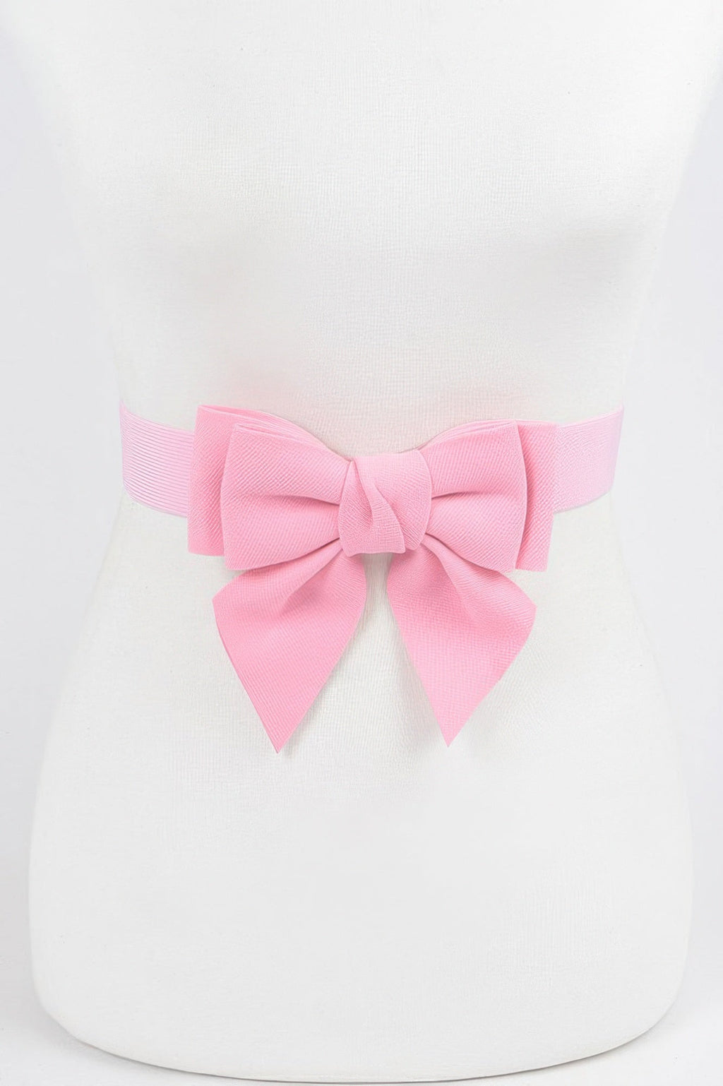 Ribbon Buckle Stretch Belt