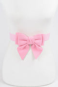 Ribbon Buckle Stretch Belt